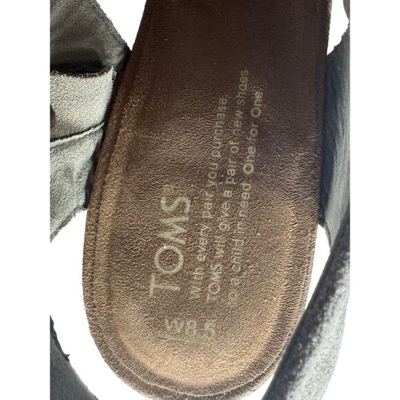New Toms Majorca Cutout Womens Sandal 8.5W Wide Neutral Comfort Arch Support - Picture 3 of 10